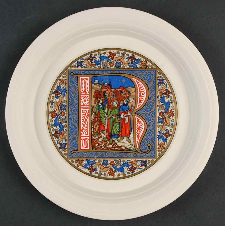 Hornsea Christmas Plate R-Three Wisemen - No Box by Hornsea-1