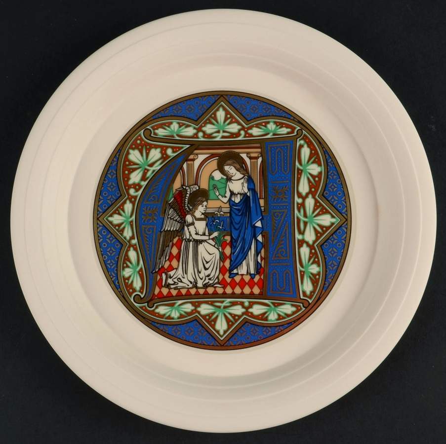 Hornsea Christmas Plate A-The Angel - No Box by Hornsea-1
