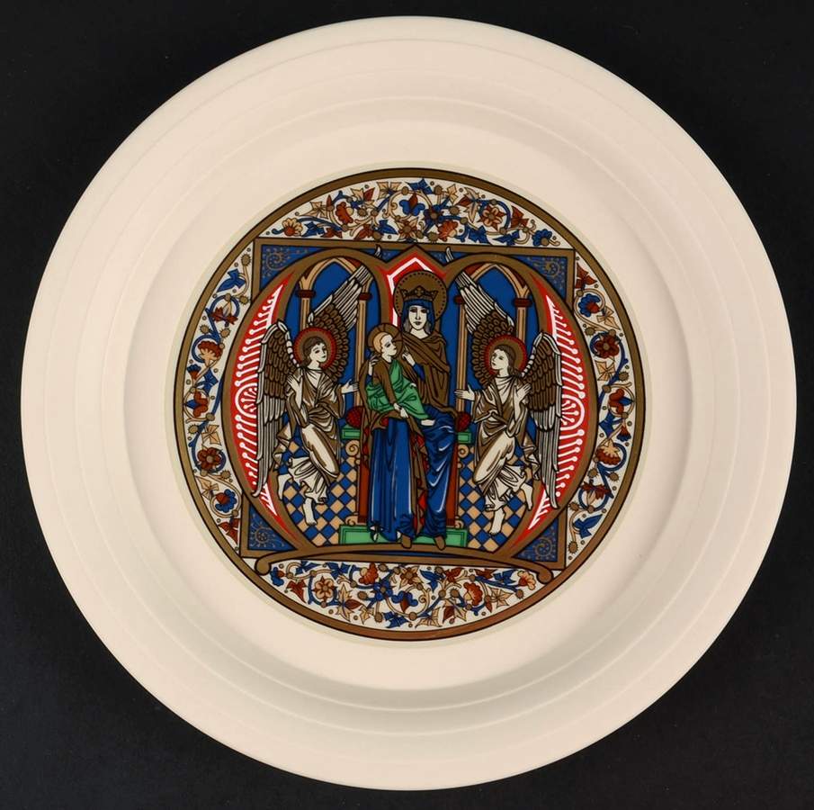 Hornsea Christmas Plate M-Mary - Boxed by Hornsea-1