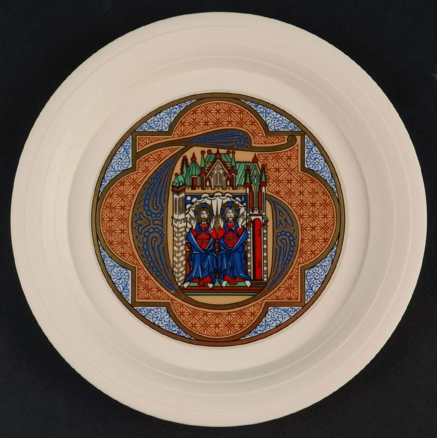 Hornsea Christmas Plate T-Trinity - Boxed by Hornsea-1