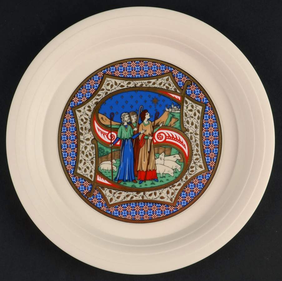 Hornsea Christmas Plate S-Shepherds - Boxed by Hornsea-1