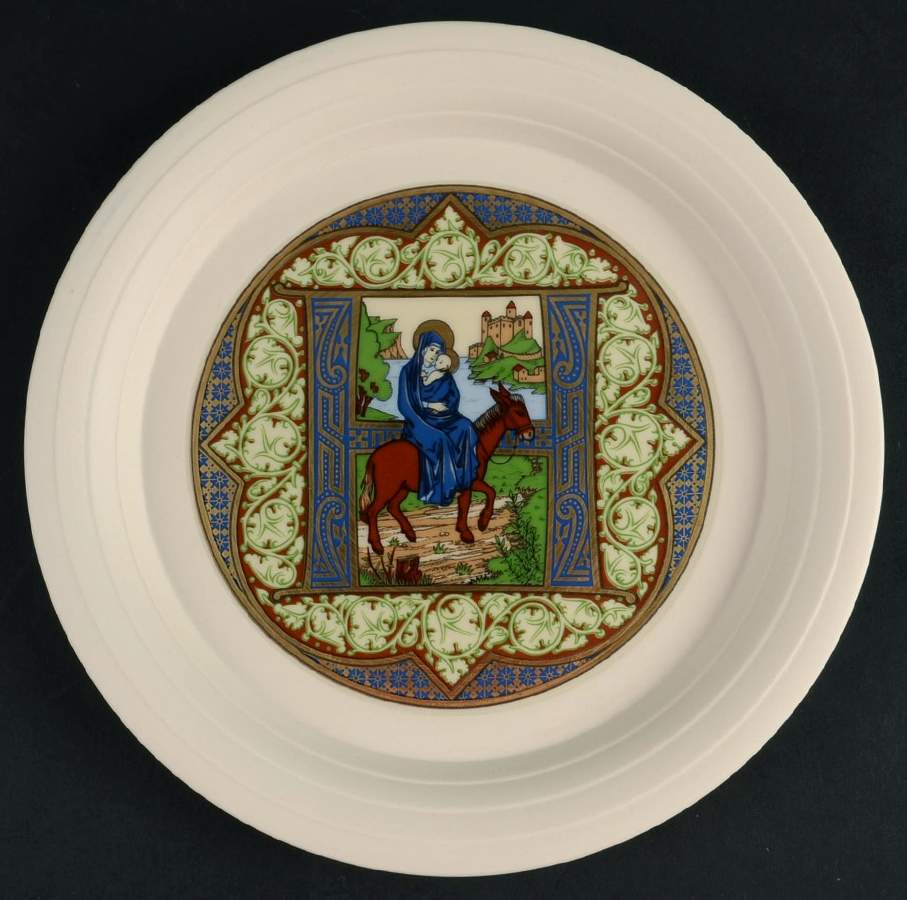 Hornsea Christmas Plate H-Holy Child - No Box by Hornsea-1
