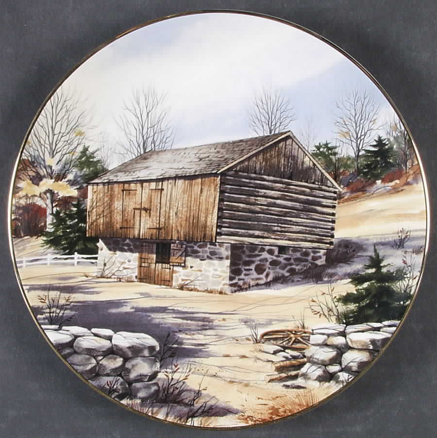 Vanishing American Barns Log Barn - With Box by Historic Providence Mint-1