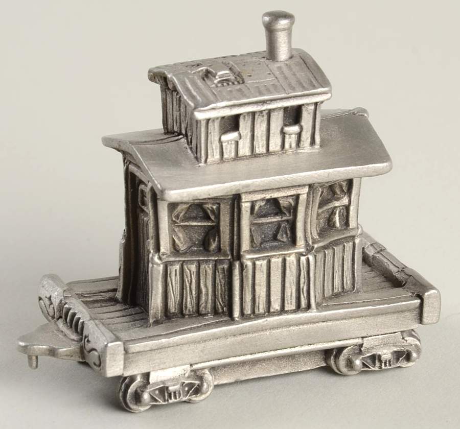 Hudson Pewter Figurines Train Caboose - No Box by Hudson Pewter-1