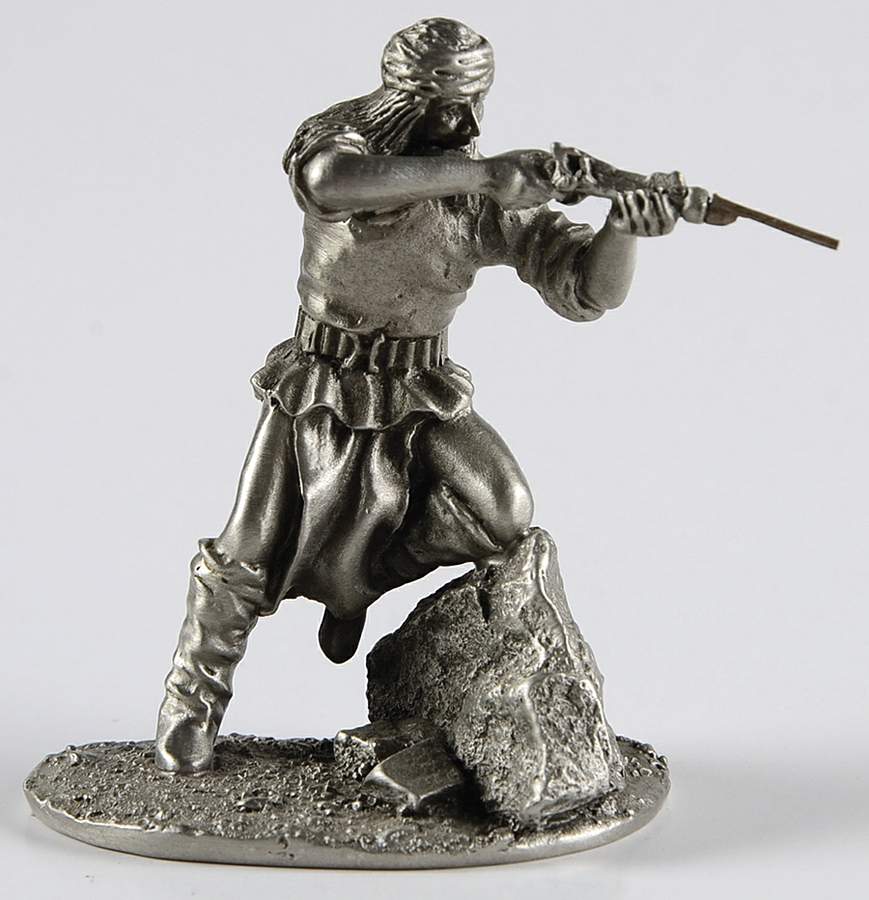 Hudson Pewter Figurines Apache Brave - No Box by Hudson Pewter-1