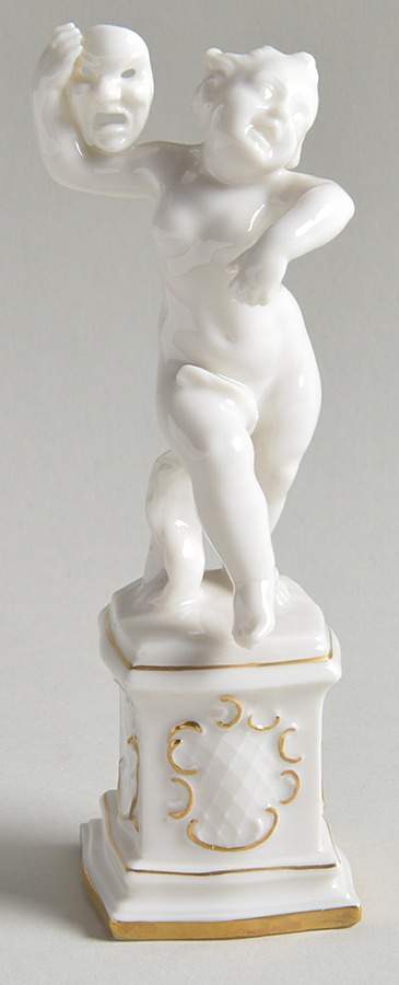Cherubs-Angels Cherub With Mask-Winter - Boxed by Hutschenreuther-1