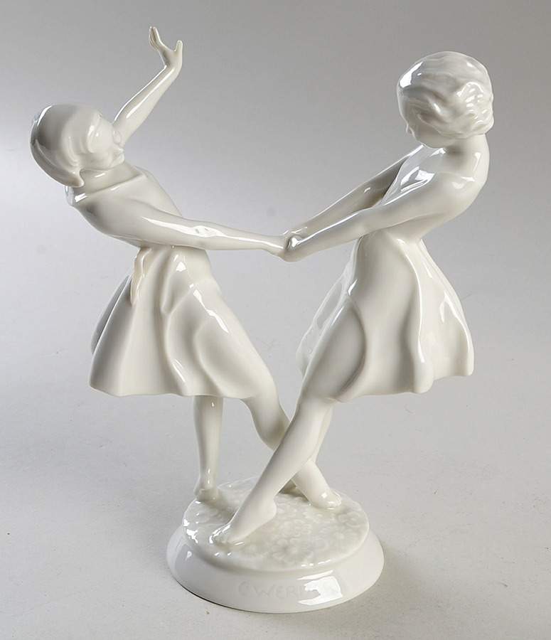 Children Playmates-White - No Box by Hutschenreuther-1