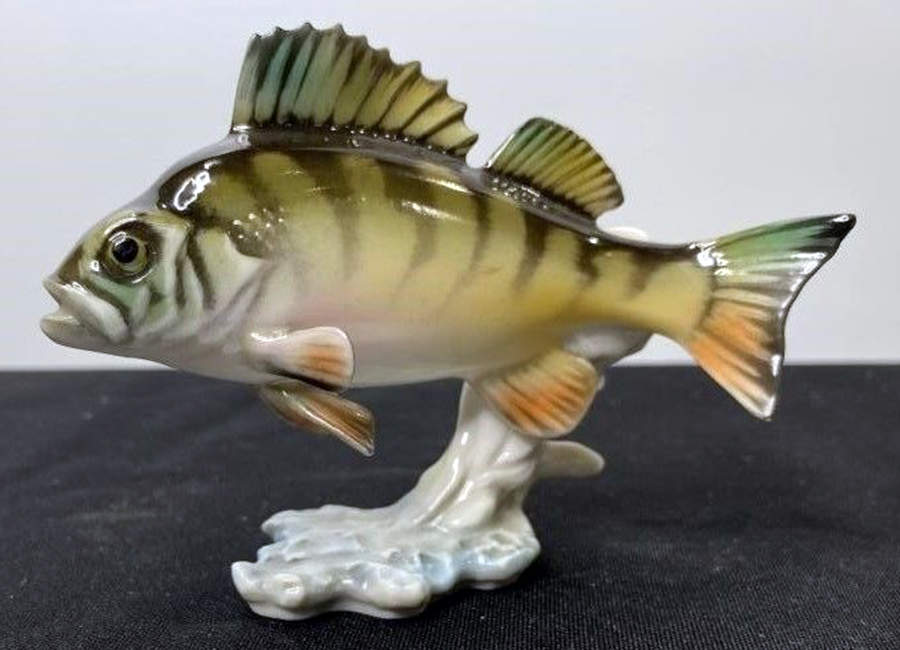Fish Yellow Perch - No Box by Hutschenreuther-1