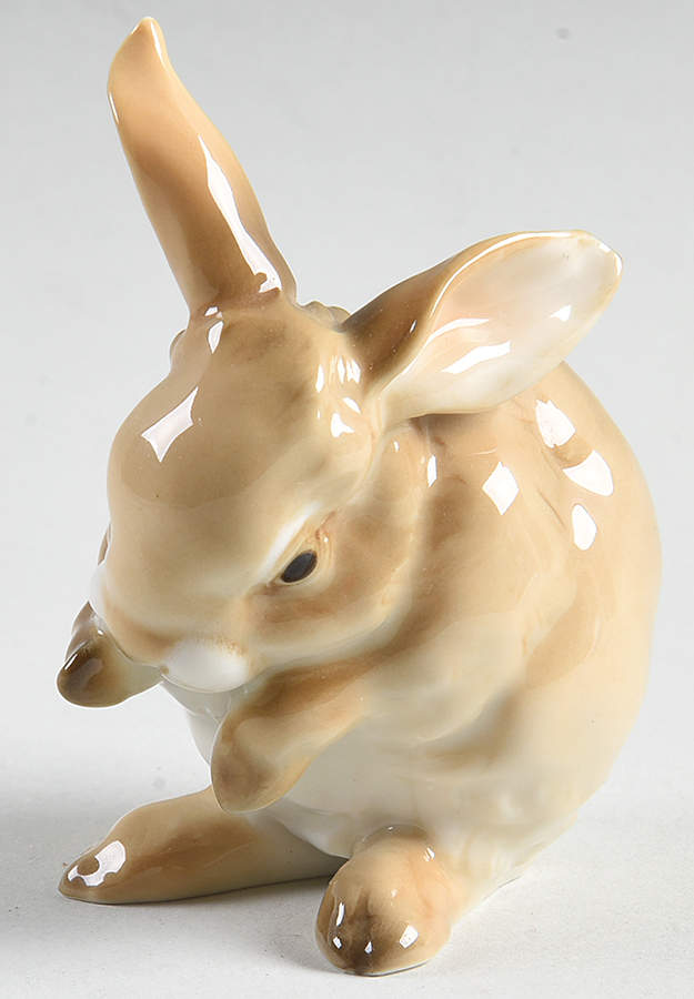 Animals-Farm Rabbit Cleaning - Boxed by Hutschenreuther-1