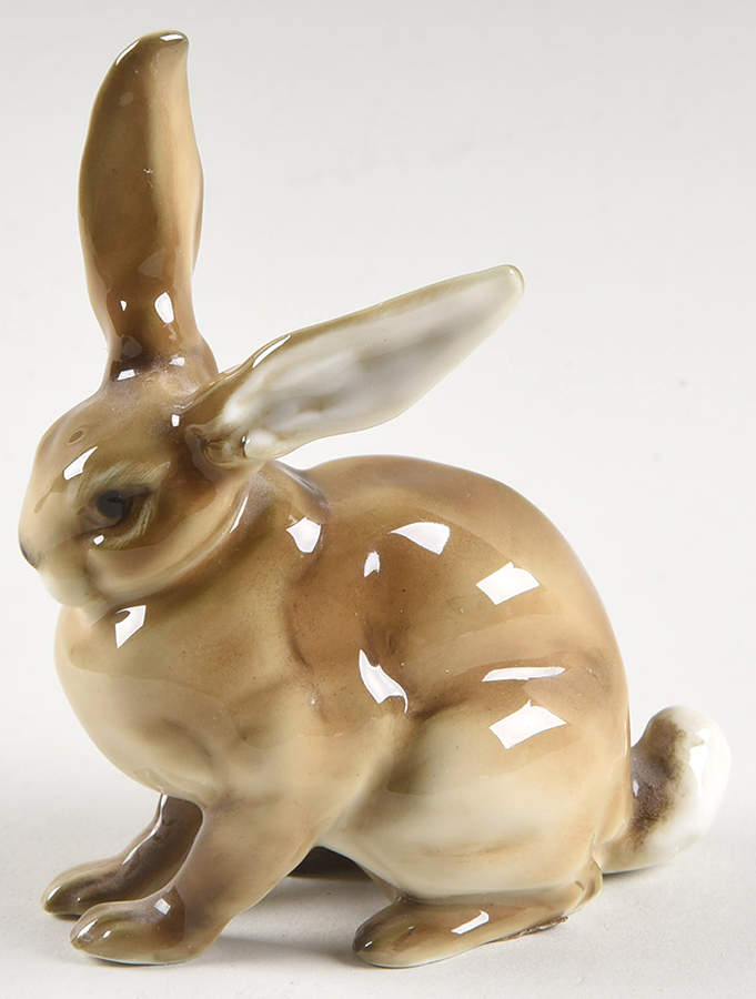 Animals-Farm Rabbit-Sitting/Color - Boxed by Hutschenreuther-1