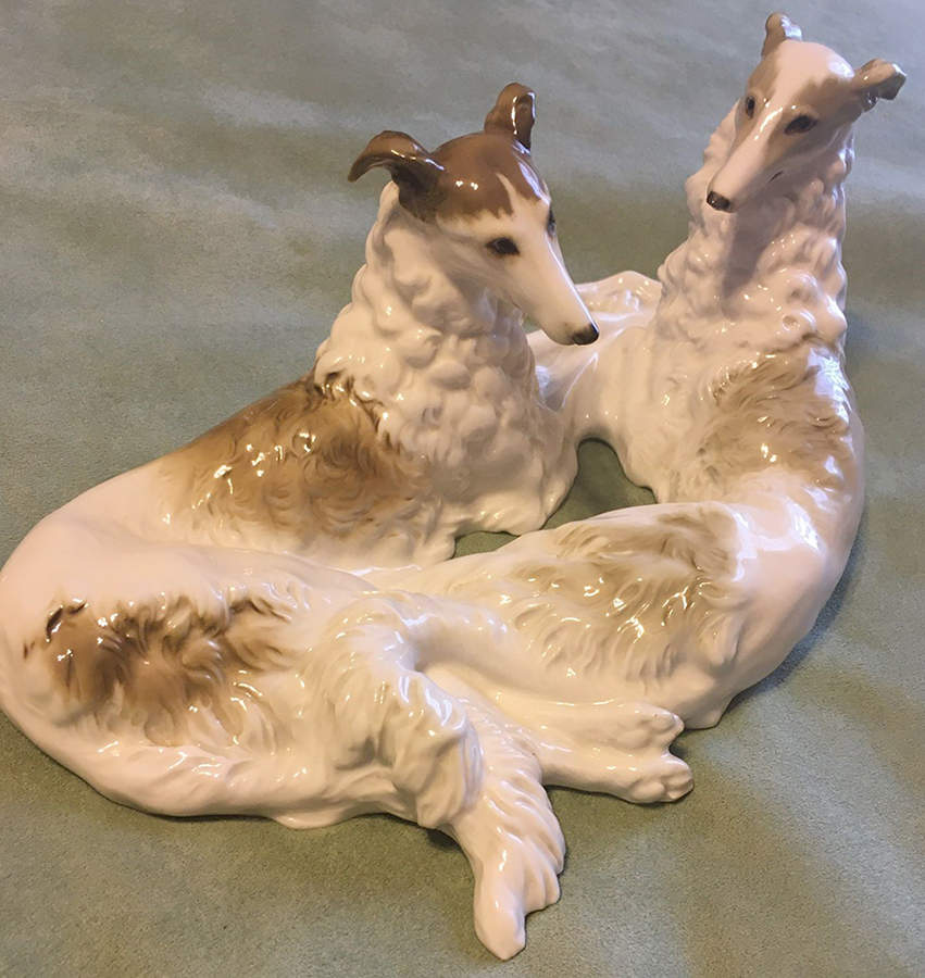 Dogs Borzois - Boxed by Hutschenreuther-1