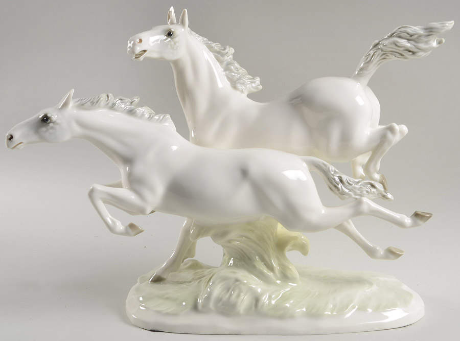 Horses Freedom (Horse Group)-Color - With Box by Hutschenreuther-1