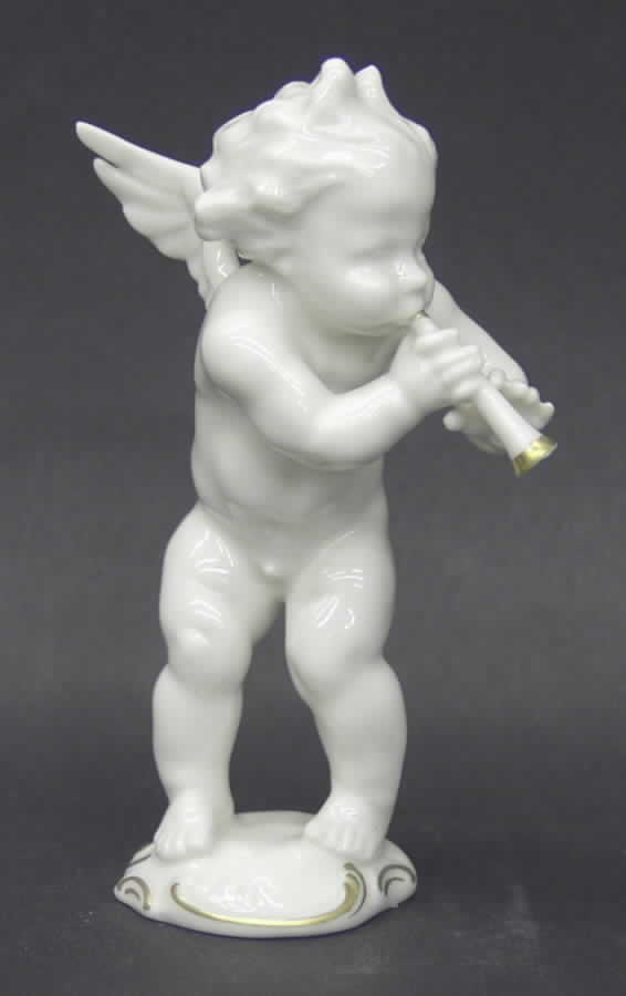 Cherubs-Angels Cherub With Gold Accent Clarine - Boxed by Hutschenreuther-1