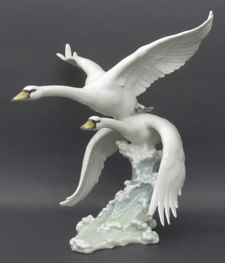 Birds Swan Group - Boxed by Hutschenreuther-1