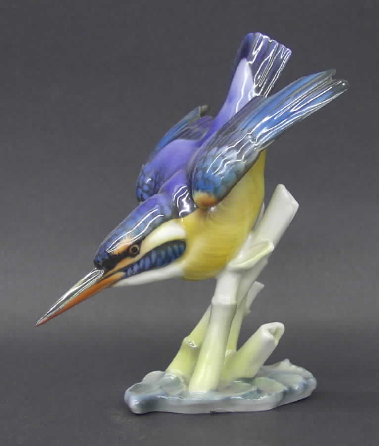 Birds Kingfisher - Boxed by Hutschenreuther-1