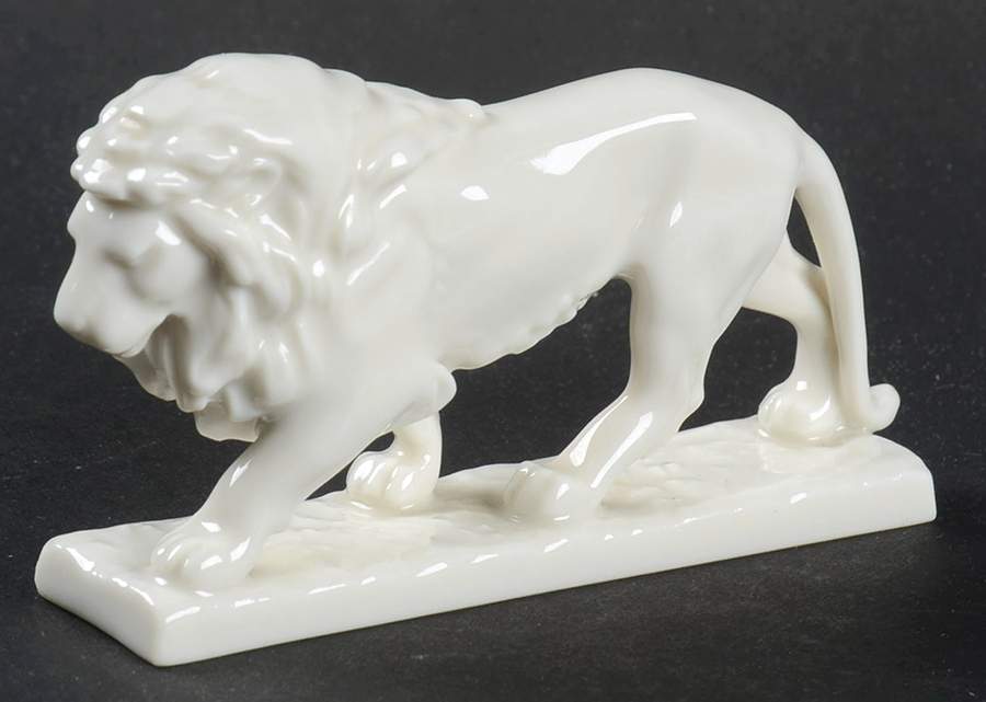 Wild Animals Lion-White - No Box by Hutschenreuther-1