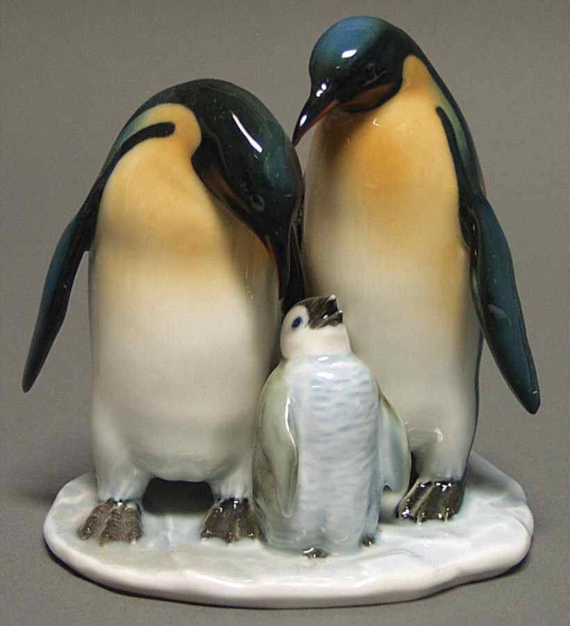 Birds Penguin Group - No Box by Hutschenreuther-1