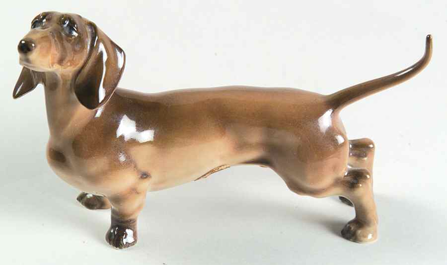 Dogs Dachshund Standing - Boxed by Hutschenreuther-1