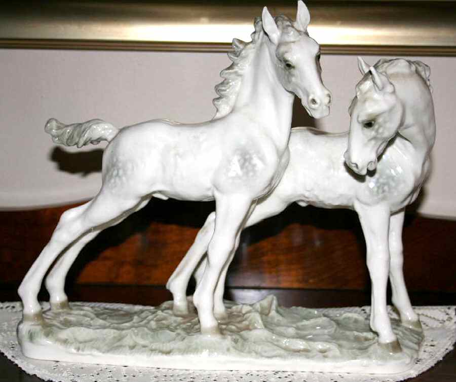 Horses Foals Playing - Boxed by Hutschenreuther-1
