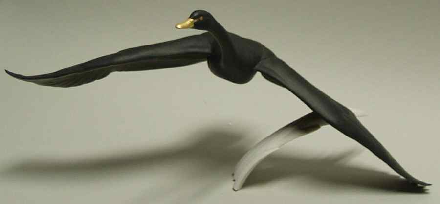 Gunther Granget Birds Black Swan - Boxed by Hutschenreuther-1