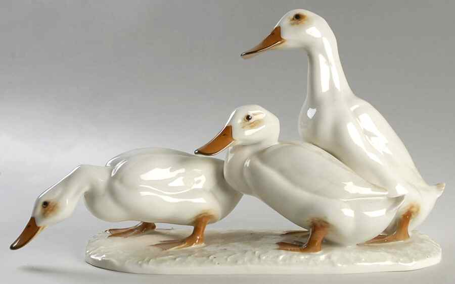 Birds Duck Group - No Box by Hutschenreuther-1