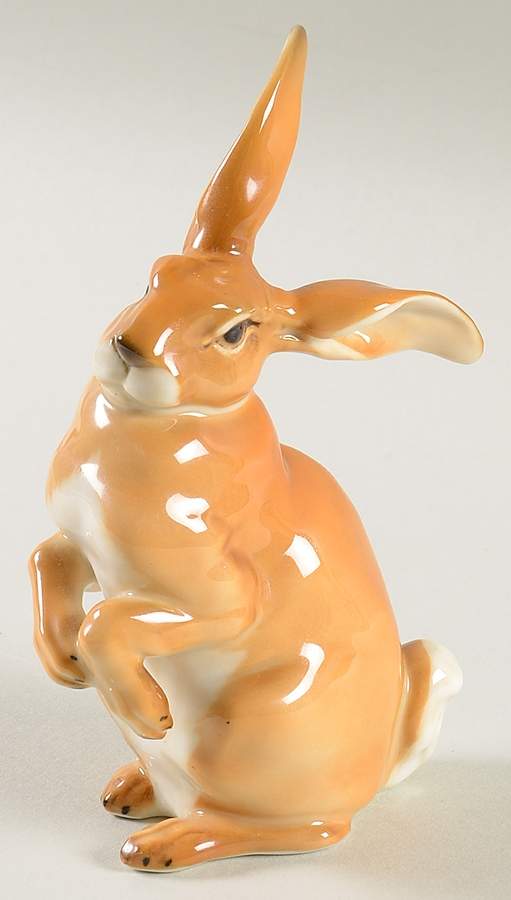 Animals-Farm Rabbit-Sitting Up - Boxed by Hutschenreuther-1