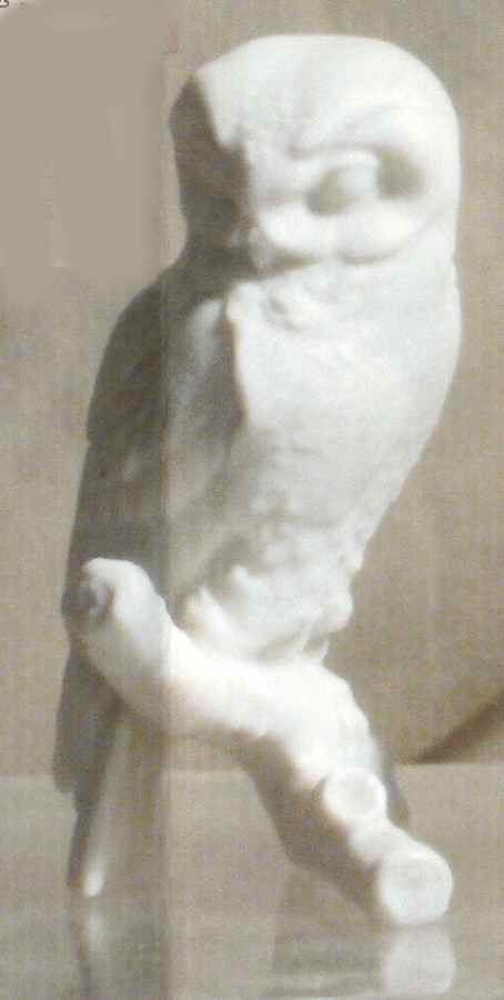 Gunther Granget Birds Screech Owl-Small/White - No Box by Hutschenreuther-1