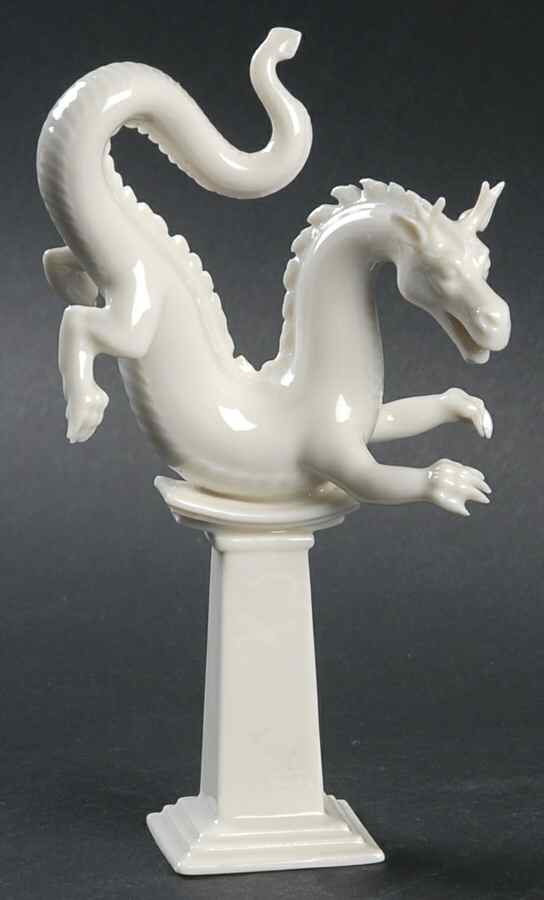 Mythology-Fantasy Dragon-White - Boxed by Hutschenreuther-1