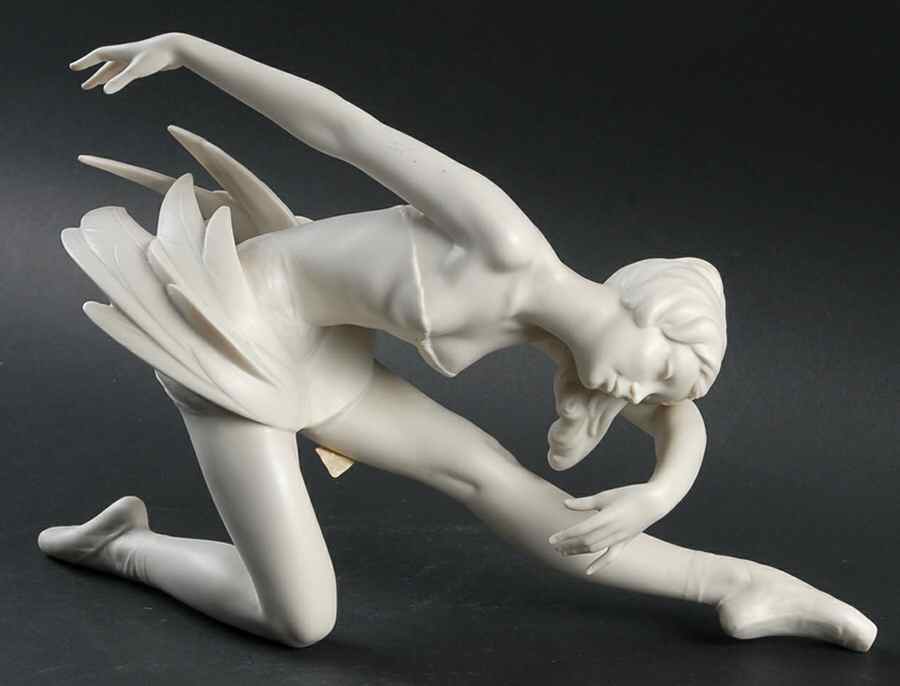 Dance The Dying Swan-White - Boxed by Hutschenreuther-1
