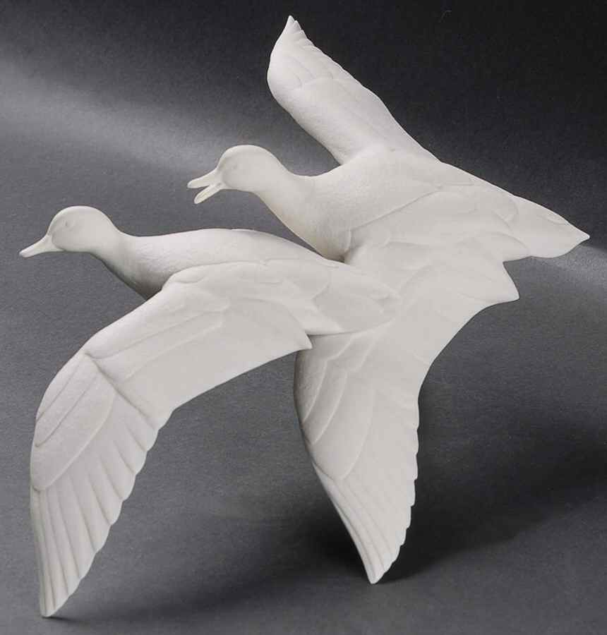 Birds White Ducks - No Box by Hutschenreuther-1