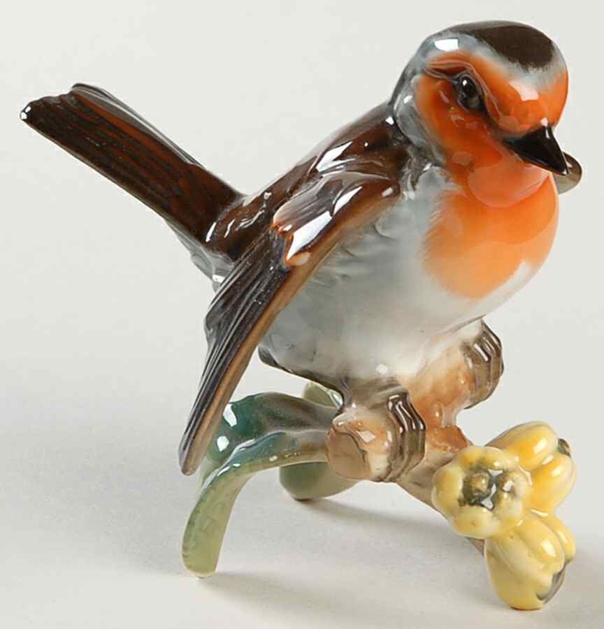 Birds Red Throat - Boxed by Hutschenreuther-1