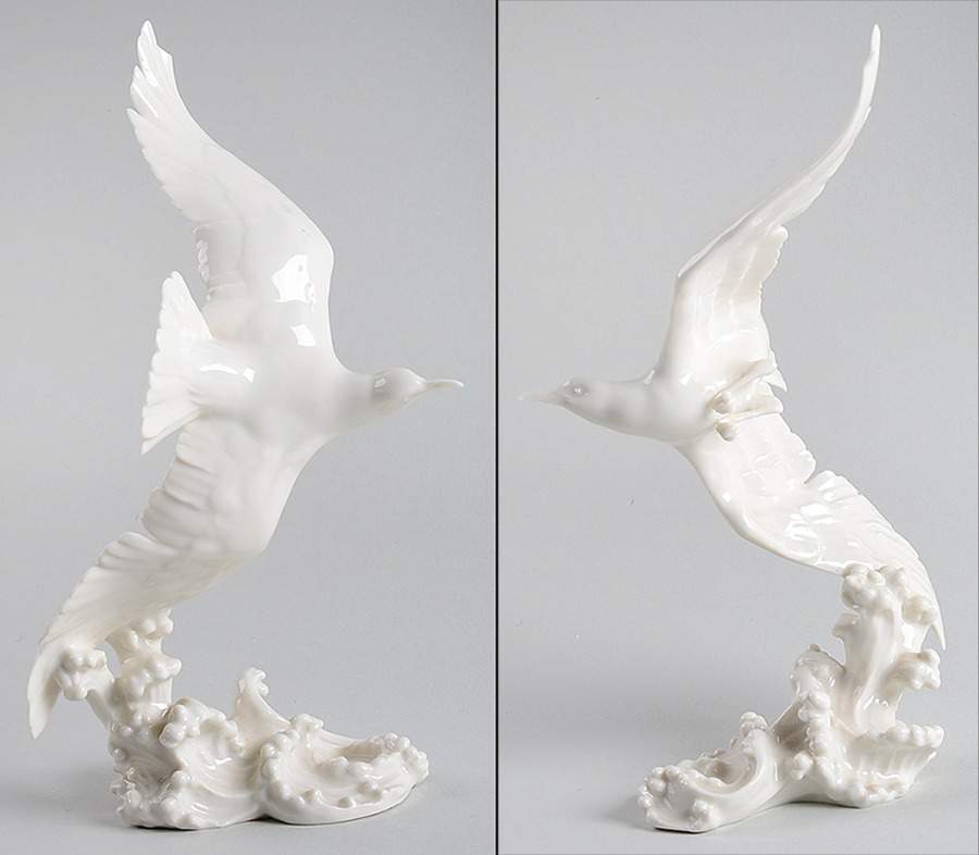 Birds Seagull-White - No Box by Hutschenreuther-1