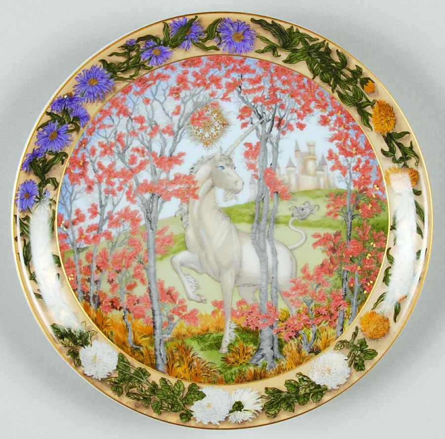 Enchanted Seasons of The Unicorn Glorious Autumn - Boxed by Hutschenreuther-1