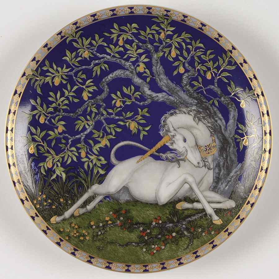 Unicorn In Dreamers Garden The Touch Of A Dream - Boxed by Hutschenreuther-1