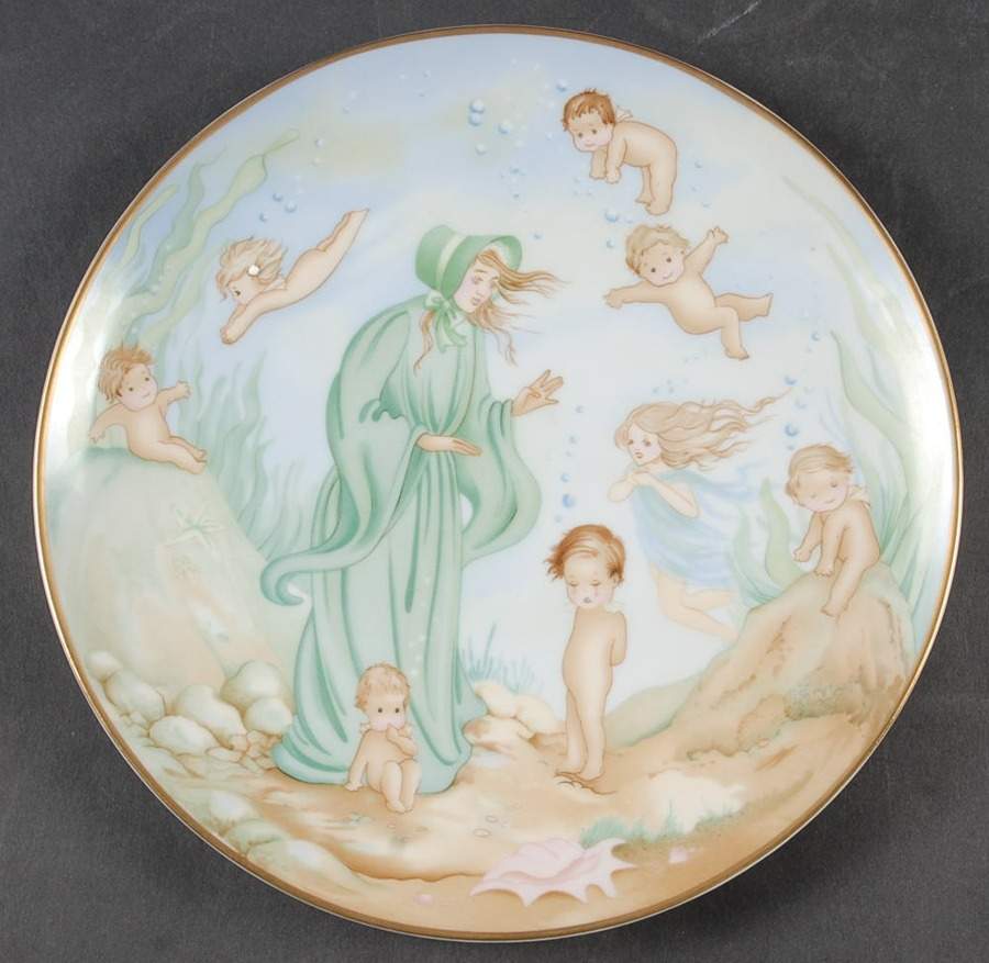 Waterbabies Tom & Mrs Be Done By As You Did - Boxed by Hutschenreuther-1