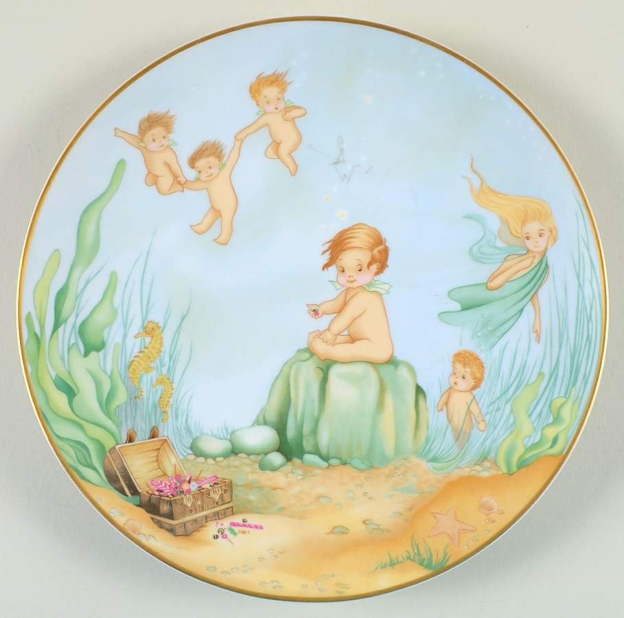 Waterbabies Tom And The Sweet Chest - Boxed by Hutschenreuther-1