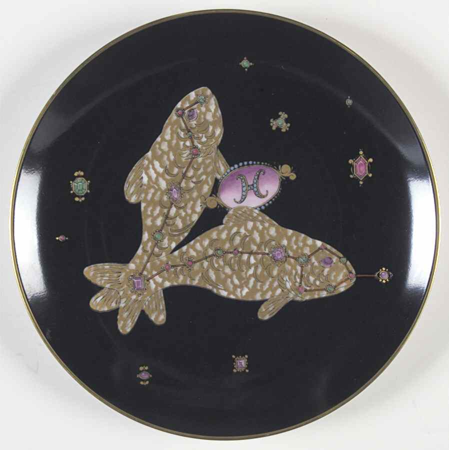 Zodiac Plate Pisces - Boxed by Hutschenreuther-1