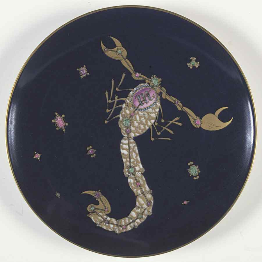 Zodiac Plate Scorpio - Boxed by Hutschenreuther-1