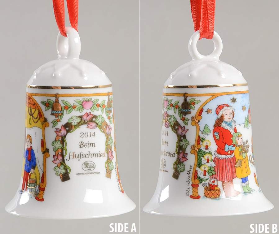 Annual China Christmas Bell At The Farrier's - Boxed by Hutschenreuther-1