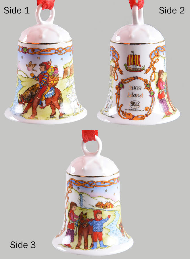 Annual China Christmas Bell Iceland - Boxed by Hutschenreuther-1
