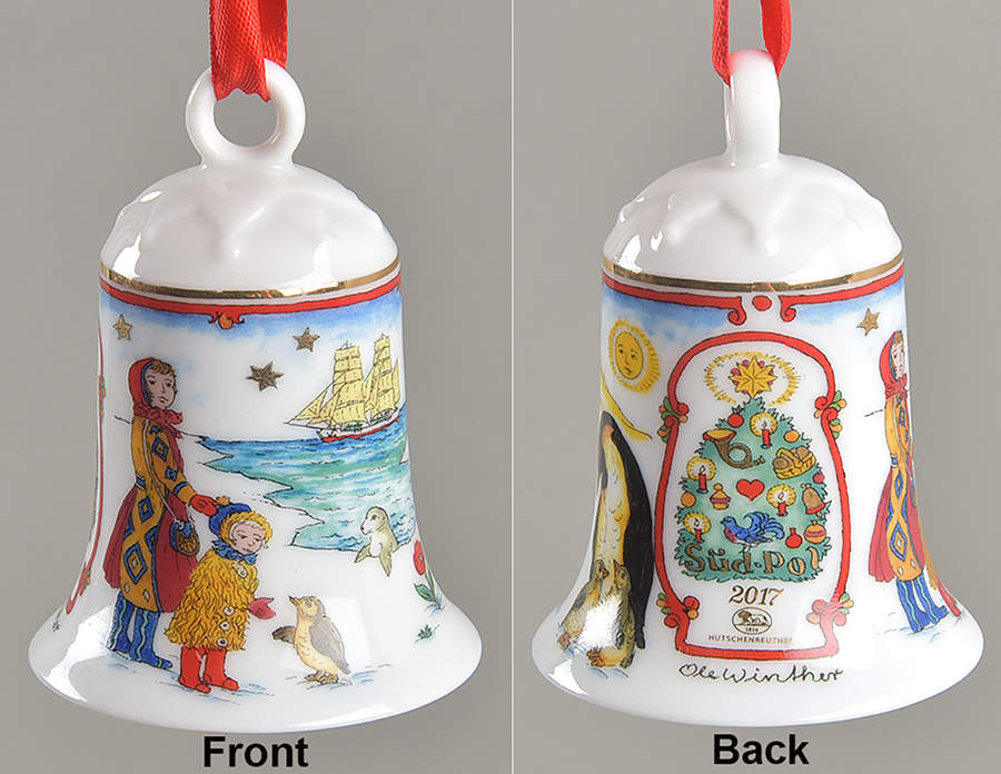 Annual China Christmas Bell South Pole - Boxed by Hutschenreuther-1
