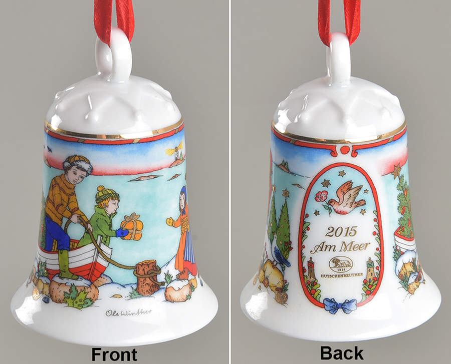 Annual China Christmas Bell At The Sea - No Box by Hutschenreuther-1