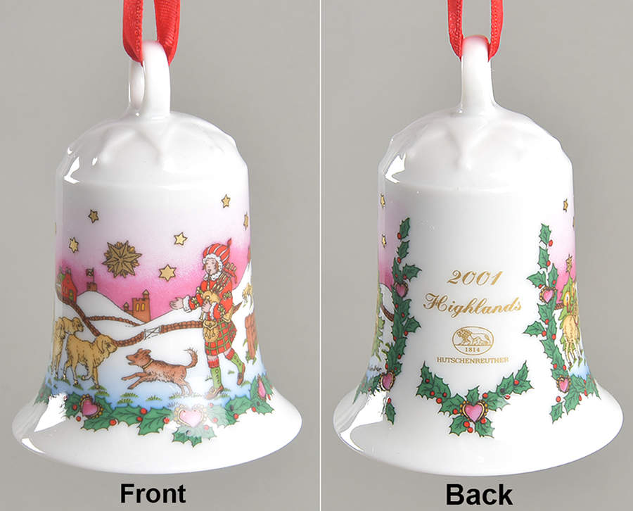 Annual China Christmas Bell Highlands - Boxed by Hutschenreuther-1