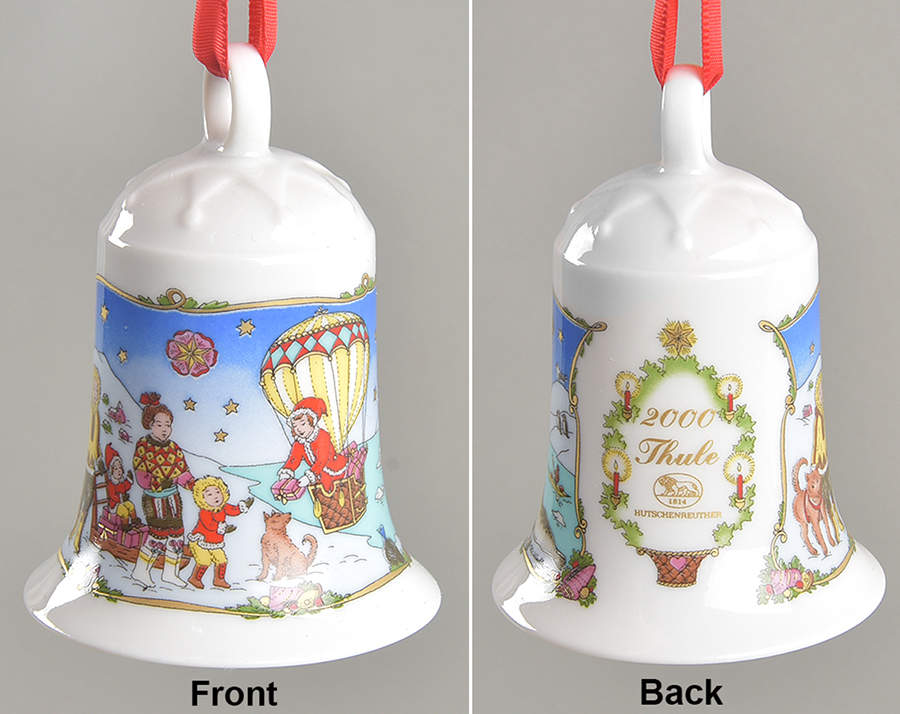 Annual China Christmas Bell Thule - No Box by Hutschenreuther-1