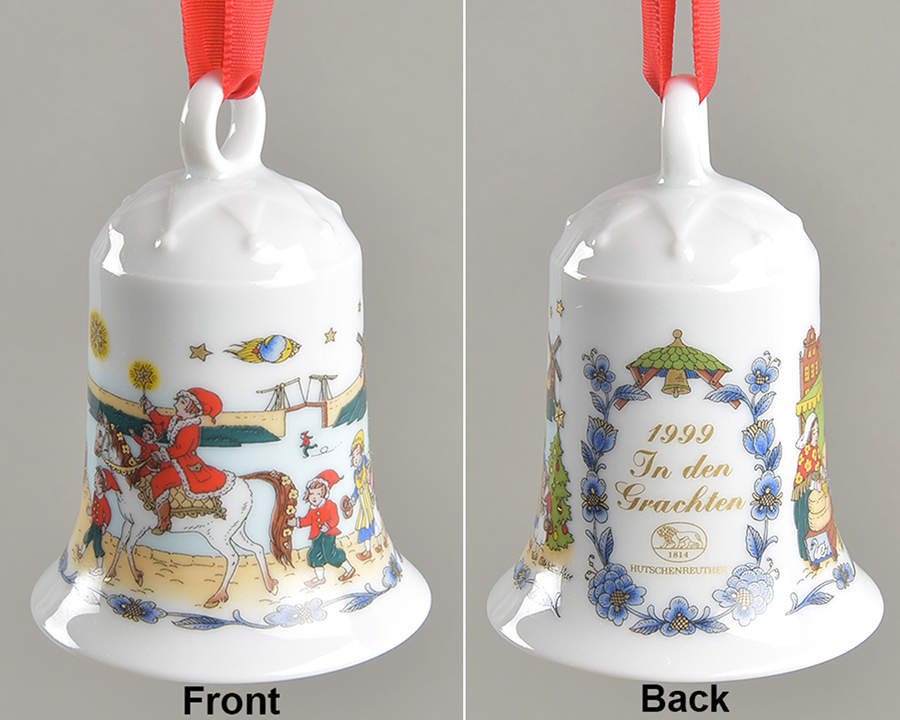 Annual China Christmas Bell Amsterdam Canals - Boxed by Hutschenreuther-1
