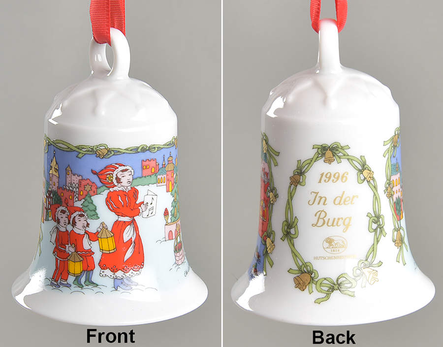 Annual China Christmas Bell In The Castle - No Box by Hutschenreuther-1