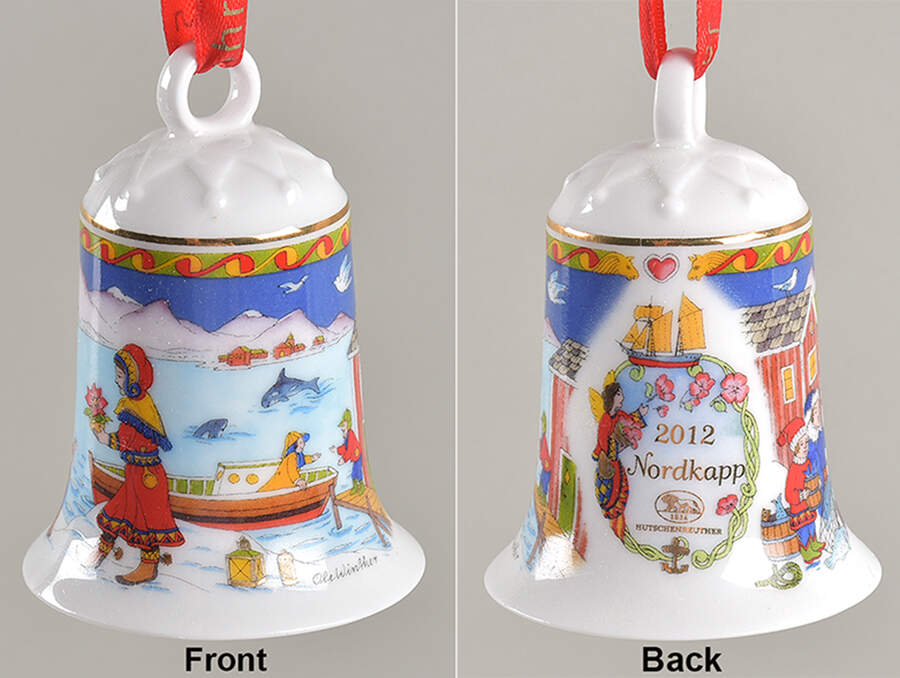 Annual China Christmas Bell North Cape - Boxed by Hutschenreuther-1