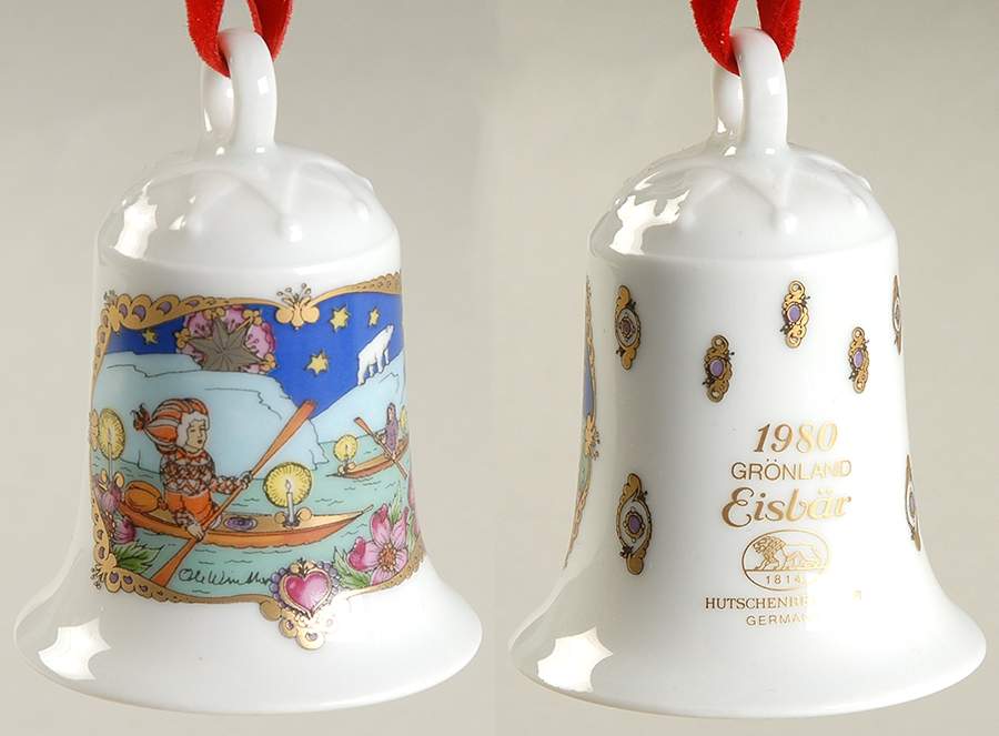 Annual China Christmas Bell Christmas In Greenland - Boxed by Hutschenreuther-1