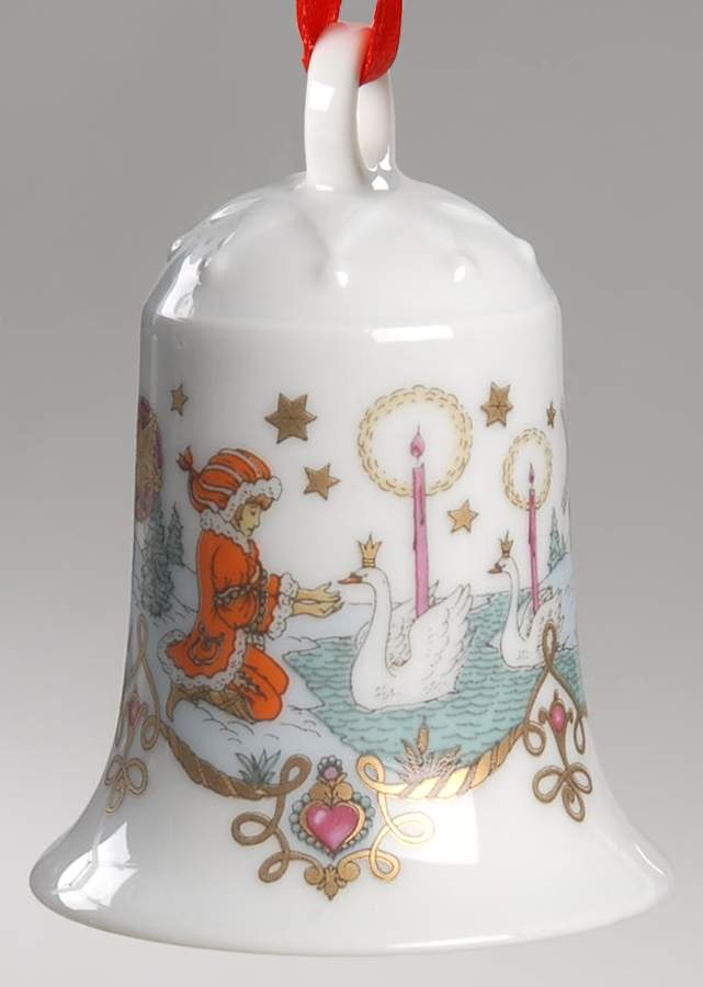 Annual China Christmas Bell Marshland - No Box by Hutschenreuther-1