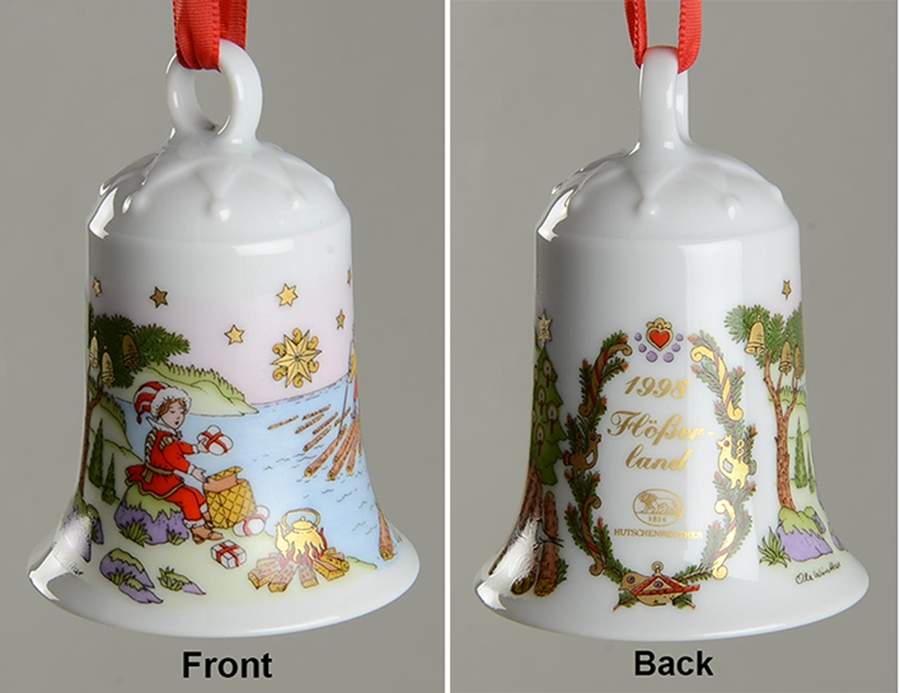 Annual China Christmas Bell The Raftsman - Boxed by Hutschenreuther-1